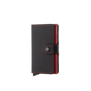 Secrid - Miniwallet - Matte (RFID Blocking) - Black/Red