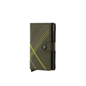 Secrid - Miniwallet - Matte Stitched  (RFID Blocking) - Lime