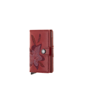 Secrid - Miniwallet - Stitch Magnolia (RFID Blocking) - Rosso