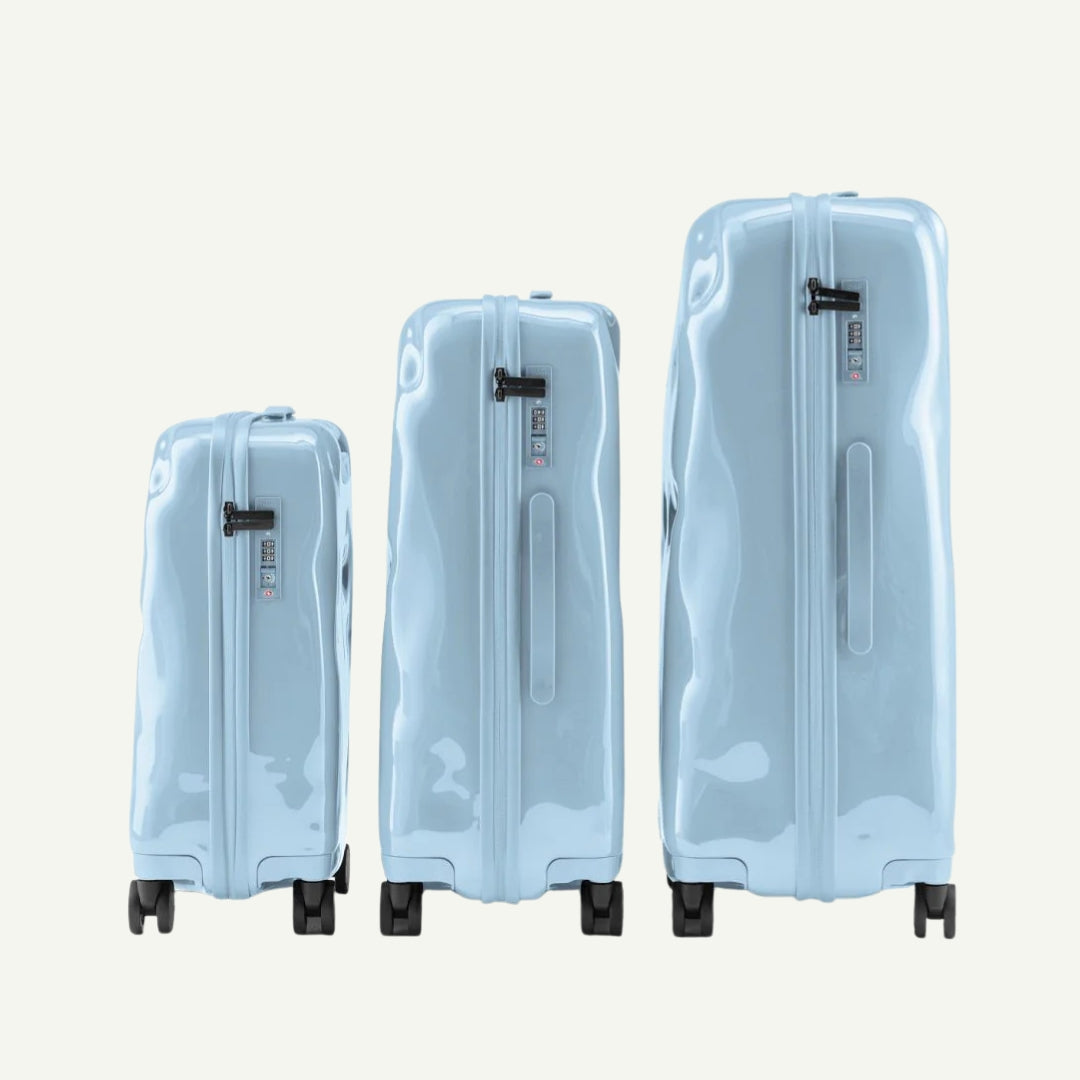 Three different sizes, unexpected in and out. 