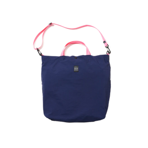 OMCC - Shopping Shoulder Tote - Navy/Fuxia