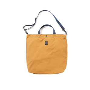 OMCC - Shopping Shoulder Tote - Yellow Brown/Navy