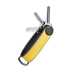 Orbitkey - 2.0 Key Organiser - Hybrid Leather - Solar Yellow