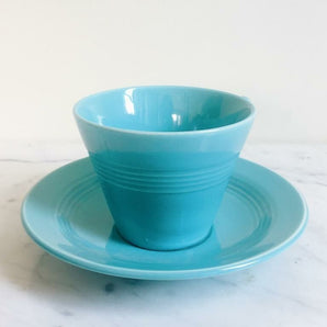 Heima Vintage - 1940s H.L. Art Deco Tea Cup & Saucer