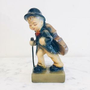 Heima Vintage - Boy with Cello Chalk Figure