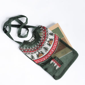 BRIGITTE TANAKA - POUCHETTE PULL VERT PETIT