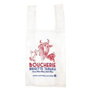 BRIGITTE TANAKA - BAG "BOUCHERIE" DIVERTED IN ORGANZA AND EMBROIDERY