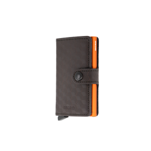 Secrid - Miniwallet - Optical (RFID Blocking) - Brown-Orange