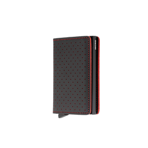 Secrid - Slimwallet - Perforated (RFID Blocking) - Black-Red