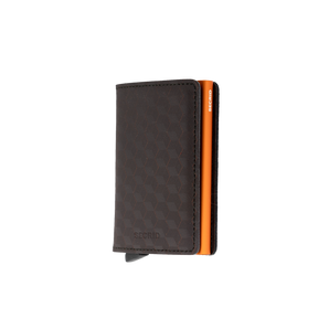 Secrid - Slimwallet - Optical (RFID Blocking) - Brown-Orange