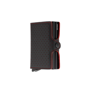 Secrid - Twinwallet - Perforated (RFID Blocking) - Black-Red