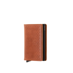 Secrid - Slimwallet - Perforated (RFID Blocking) - Cognac