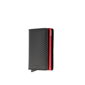 Secrid - Slimwallet - Cubic (RFID Blocking) - Black-Red