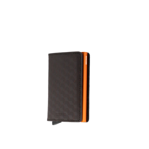 Secrid - Slimwallet - Optical (RFID Blocking) - Brown-Orange