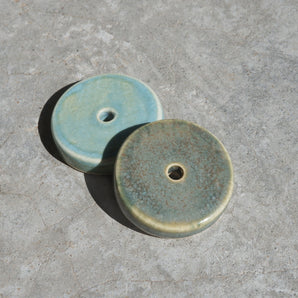 thenatc - Small Round Incense Holder - Sage