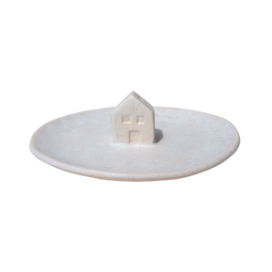 thenatc - Incense / Trinket Round Dish - House