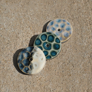 thenatc - Round Incense Holder - Waves