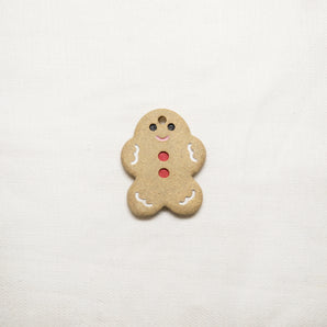 thenatc - Small Ornament - Gingerbreadman Red