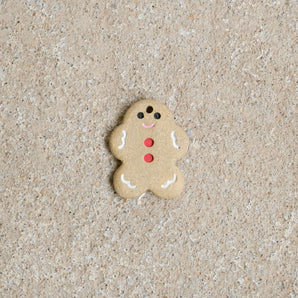 thenatc - Small Ornament - Gingerbreadman Red