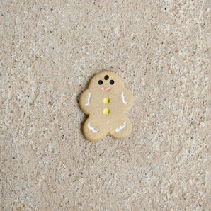 thenatc - Small Ornament - Gingerbreadman Yellow