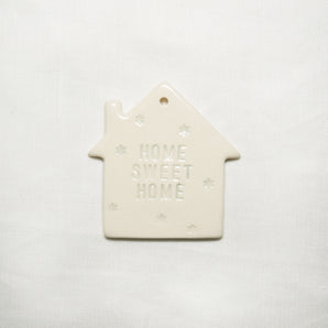 thenatc - Ornament - White "Home Sweet Home" House