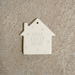 thenatc - Ornament - White "Home Sweet Home" House