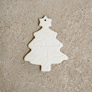 thenatc - Ornament - White Tree w/star