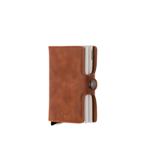 Secrid - Twinwallet - Vintage (RFID Blocking) - Cognac-Silver